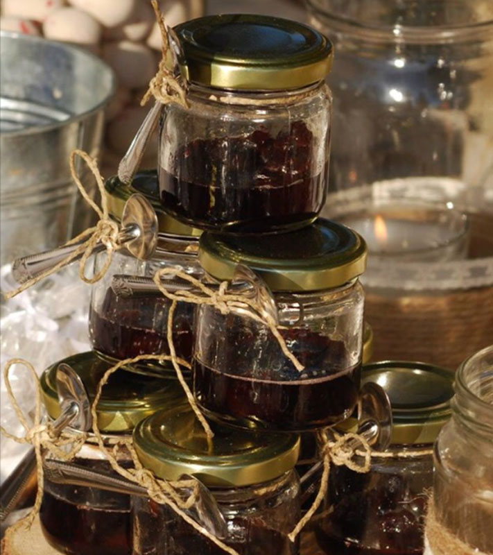 Gerontopoulos Catering at Sifnos - Small jars with marmalade