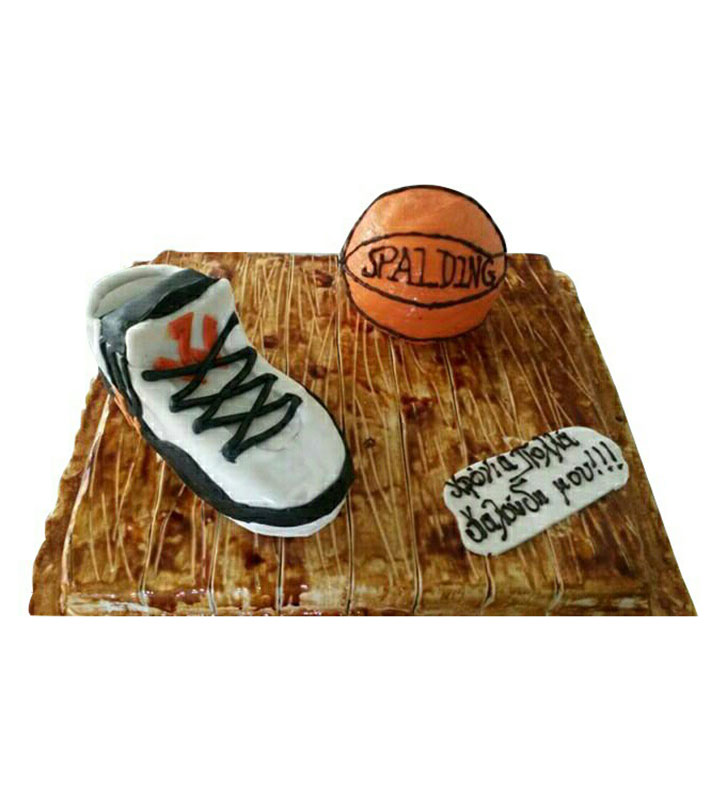 Gerontopoulos Catering at Sifnos - Combination of cakes with basket ball theme